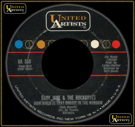 BABY JANE &amp; THE ROCKABYES - HOW MUCH IS THAT DOGGIE IN THE WINDOW_IC#002.jpg