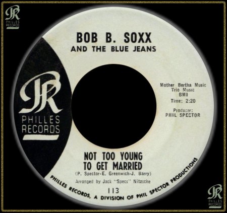 BOB B. SOXX &amp; THE BLUE JEANS - NOT TOO YOUNG TO GET MARRIED_IC#002.jpg