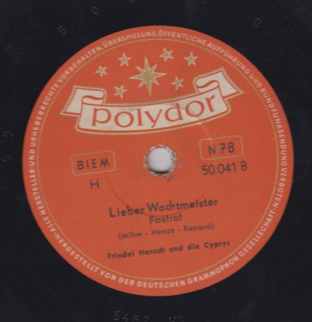 F.HENSCH &amp; CYPRYS - Lieber Wachtmeister -B2-.jpg