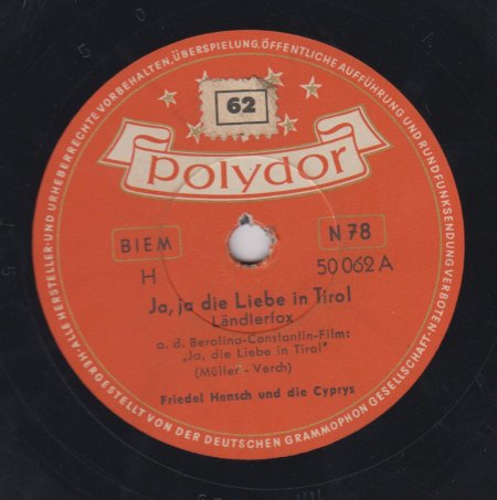 F.HENSCH &amp; CYPRYS - Ja, ja die Liebe in Tirol -A3-.jpg