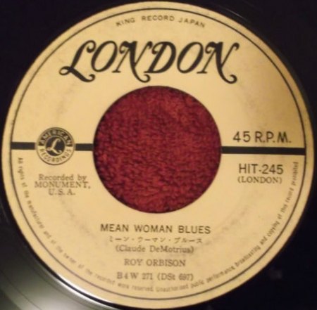 Orbison,Roy02Mean Woman Blues London HIT 245 Japan.jpg