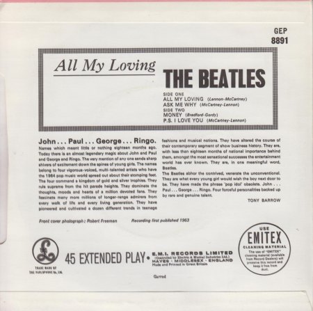 UK-BEATLES-EP ALL MY LOVING -B-.jpg