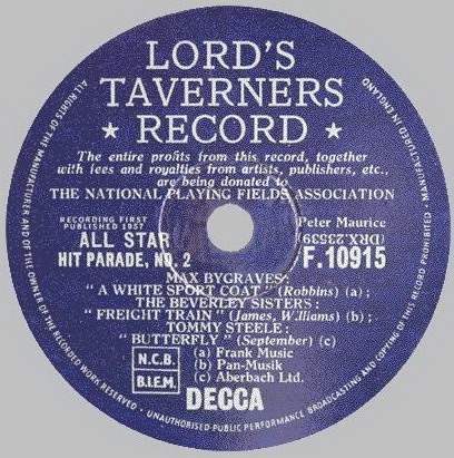 Decca -- - Lord's Taverners Record - Tommy Steele.jpg