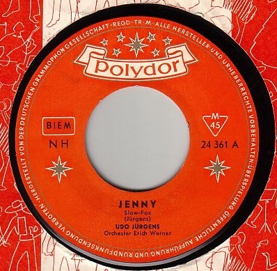 Udo Jürgens - Vinyl Single - Jenny - Polydor 24361.jpg