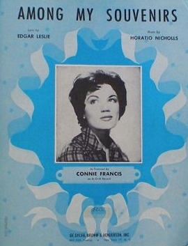 Connie Francis_Among My Souvenirs_Sheet.jpg