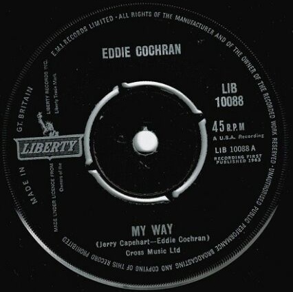 Eddie Cochran - Diskografie auf London und Liberty bis 1964