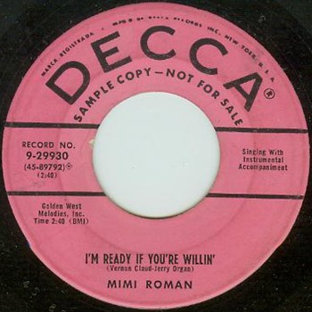 Roman,Mimi03I m ready if you´re willin Decca 9-29930.jpg