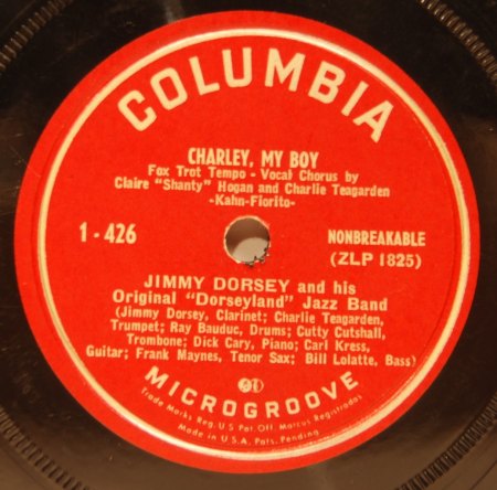 JIMMY DORSEY - Charley, my boy -B-.jpg
