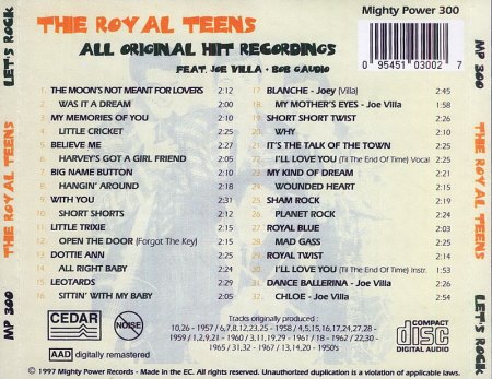 Royal Teens - All Original Hit Recordings .jpeg