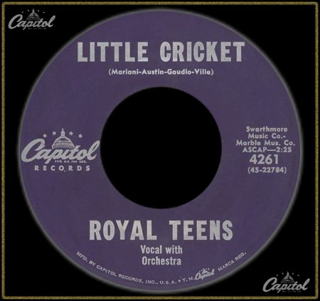 ROYAL TEENS - LITTLE CRICKET_IC#002.jpg