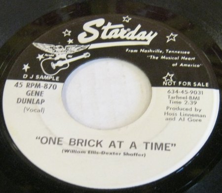 Dunlap,Gene04Starday RPM 870 One Brick At A Time.jpg