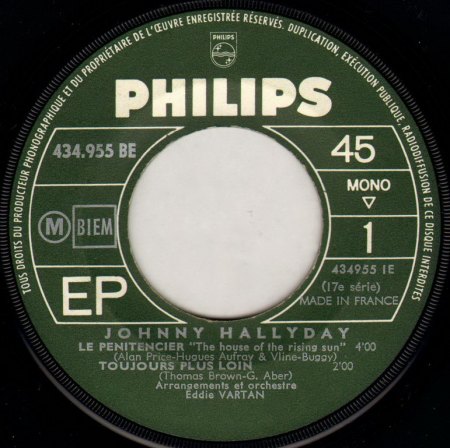 Hallyday, Johnny - EP 434955 BE (4) _Bildgröße ändern.JPG