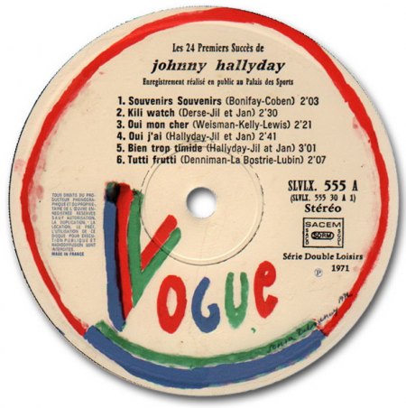 Johnny Hallyday - 24 Premiers Succes - LabelA.jpg
