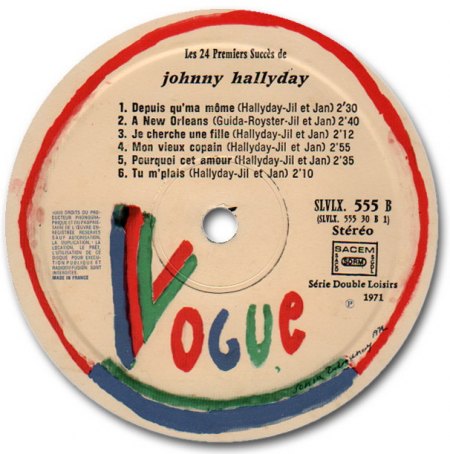 Johnny Hallyday - 24 Premiers Succes - LabelC.jpg