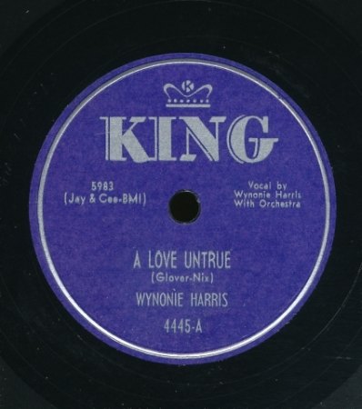 WYNONIE HARRIS - A love untrue -B2-.JPG