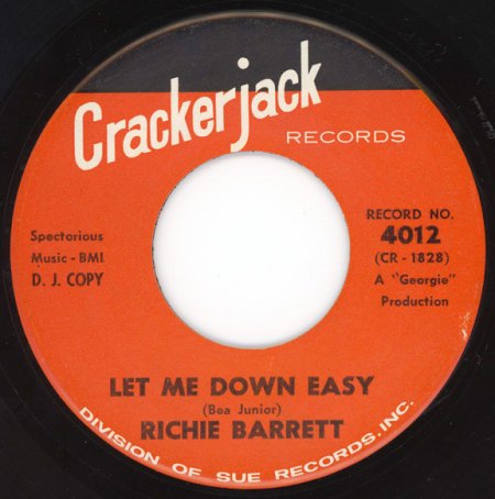RICHIE BARRETT - Let me down easy -A-.JPG