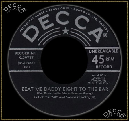 GARY CROSBY &amp; SAMMY DAVIS JR. - BEAT ME DADDY EIGHT TO THE BAR_IC#002.jpg