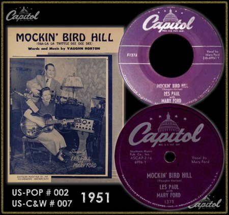 LES PAUL &amp; MARY FORD - MOCKIN' BIRD HILL_IC#001.jpg