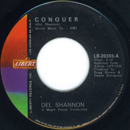 DEL SHANNON - Conquer -A-.JPG