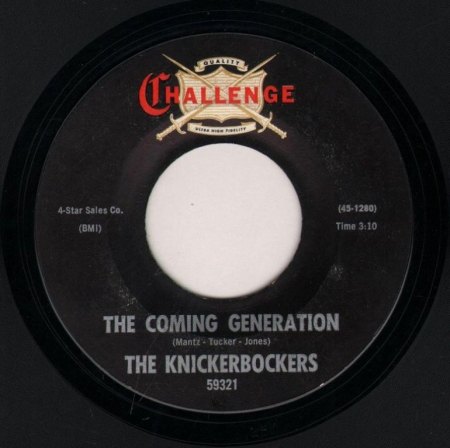 KNICKERBOCKERS - The Coming Generation -B-.JPG