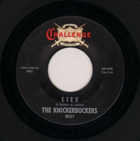 KNICKERBOCKERS - Lies -A-.JPG