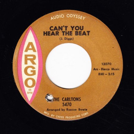 THE CARLTONS - Can't you hear the beat -B-.jpg