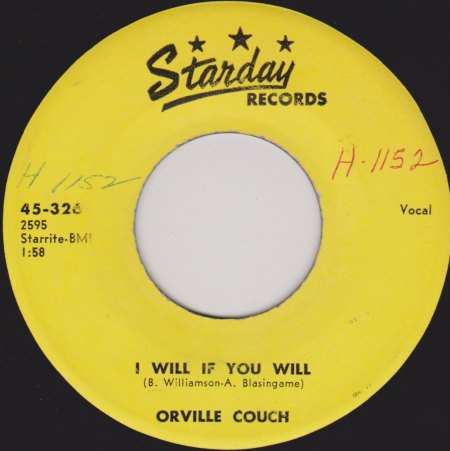 Orville Couch - I Will If You Will.JPG