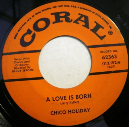 CHICO HOLIDAY - A love is born -B-.JPG