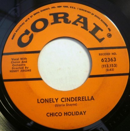 CHICO HOLIDAY - Lonely Cinderella -A-.JPG
