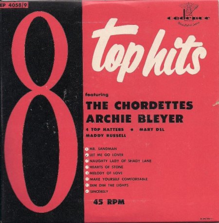 CHORDETTES-EP -CV-.JPG