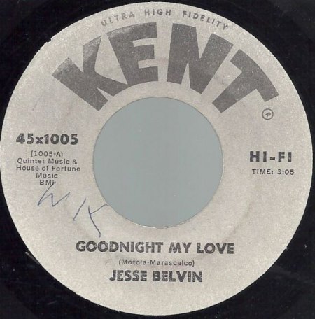 JESSE BELVIN - Goodnight my love -A1-.JPG