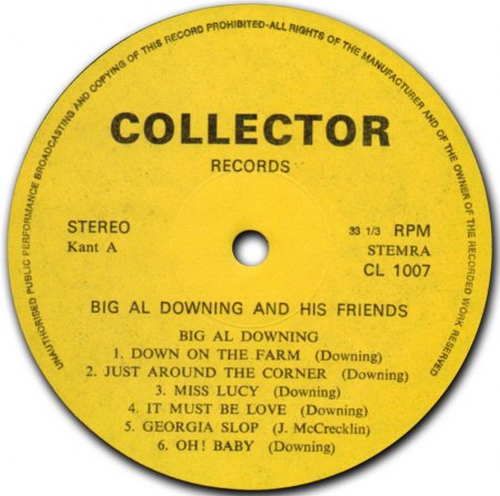 Big Al Downing &amp; his Friends - Collector CCL 1007  (4).jpg