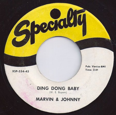 Marvin &amp; Johnny - Ding dong baby 1954.jpeg