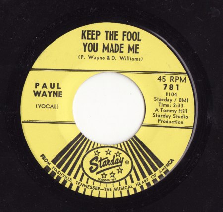 Wayne, Paul - Keep the fool you made me.jpg
