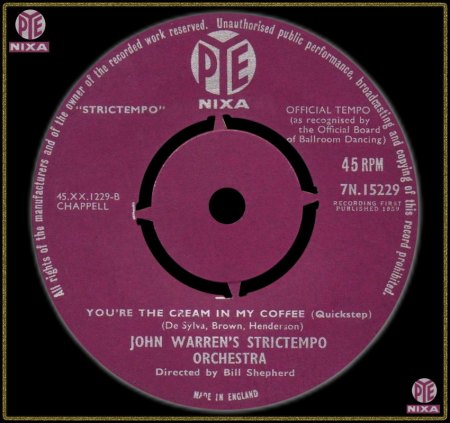 JOHN WARREN'S STRICTEMPO ORCHESTRA - YOU'RE THE CREAM IN MY COFFEE_IC#002.jpg
