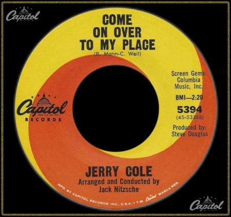 JERRY COLE - COME ON OVER TO MY PLACE_IC#002.jpg