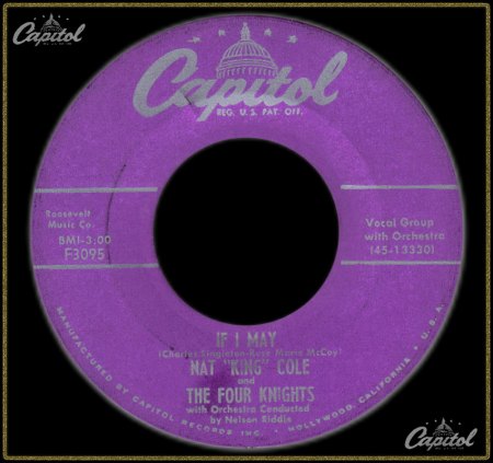 NAT KING COLE &amp; THE FOUR KNIGHTS - IF I MAY_IC#004.jpg