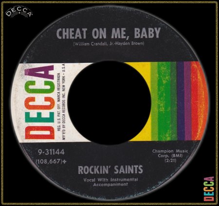 ROCKIN' SAINTS - CHEAT ON ME BABY_IC#002.jpg