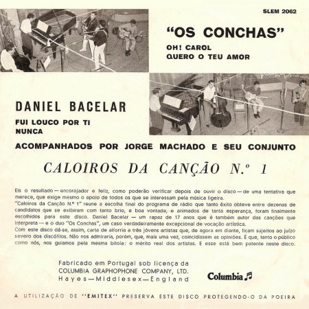 Os Conchas - Daniel Bacelar - Caloiros da Canção - Back (1960)_Bildgröße ändern.jpg