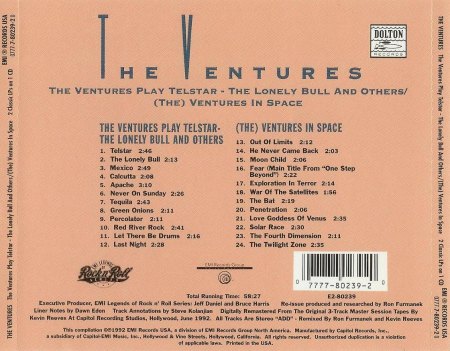 Ventures - Classic LPs on Compact Disc - 2 For 1 .JPG