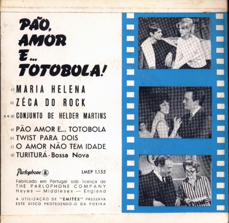 Pão, Amor e Totobola - EP Back.JPG