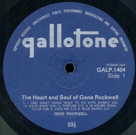 Gene Rockwell - The Heart And Soul Of Gene Rockwell - LP - Side 1.jpg