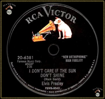 ELVIS PRESLEY - I DON'T CARE IF THE SUN DON'T SHINE (RCA, HMV)_IC#002.jpg