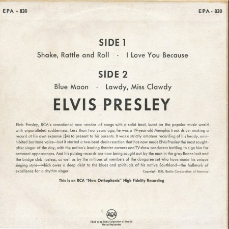 ELVIS PRESLEY RCA (D) EP EPA-830_IC#003.jpg
