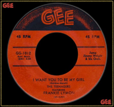FRANKIE LYMON &amp; THE TEENAGERS - I WANT YOU TO BE MY GIRL_IC#003.jpg