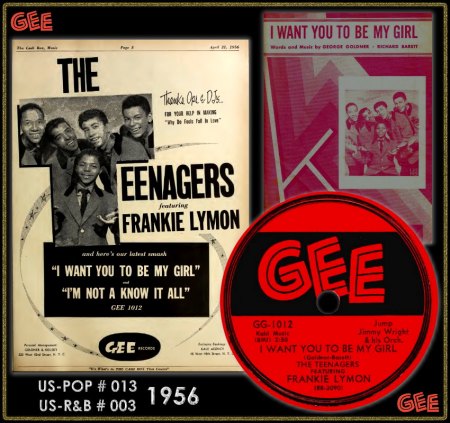 FRANKIE LYMON &amp; THE TEENAGERS - I WANT YOU TO BE MY GIRL_IC#001.jpg