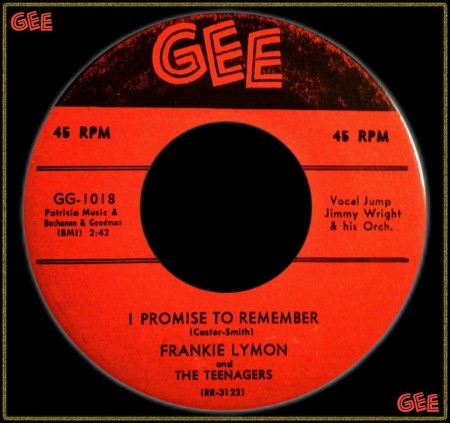 FRANKIE LYMON &amp; THE TEENAGERS - I PROMISE TO REMEMBER_IC#003.jpg
