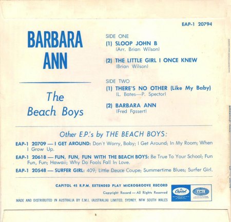 Beach Boys - Barbara Ann EP (2).jpg