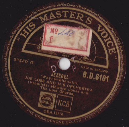 Loss, Joe and his Orchestra - Jezebel.jpg