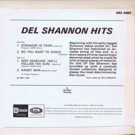 Shannon, Del - Del Shannon Hits (2).jpg